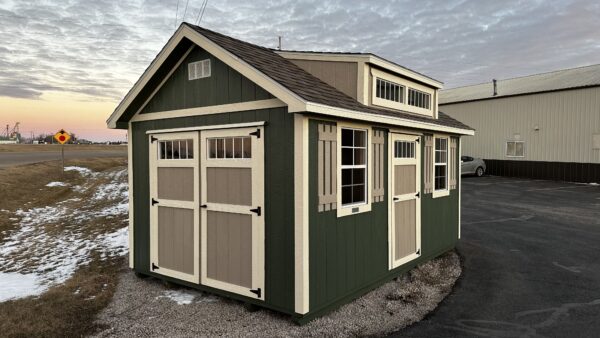 Avocado and Custom Color Paint & Driftwood Shingles