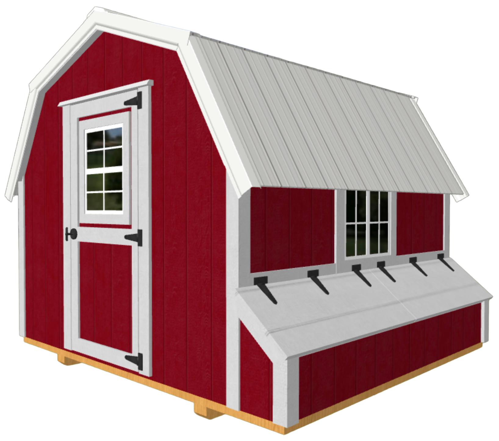 Cutout Chicken Coop