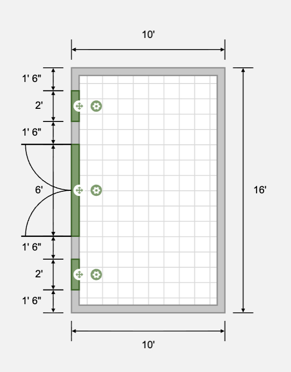 Floorplan Garden Shed