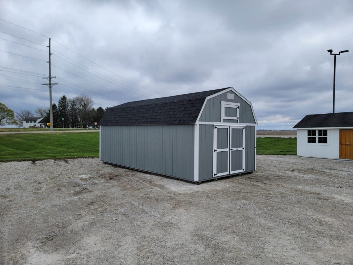 Lofted Barn: 12' x 24'
