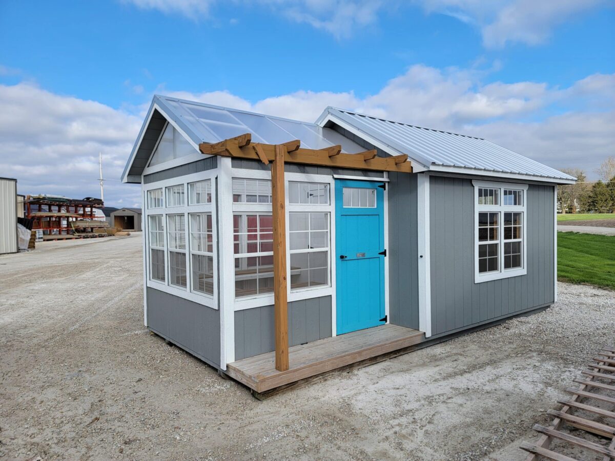 Shed Green House Combo: 10' x 20'