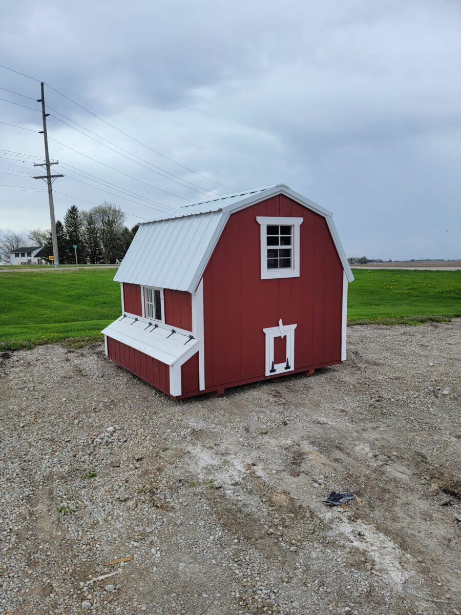 Chicken Coop: 9' x 8'