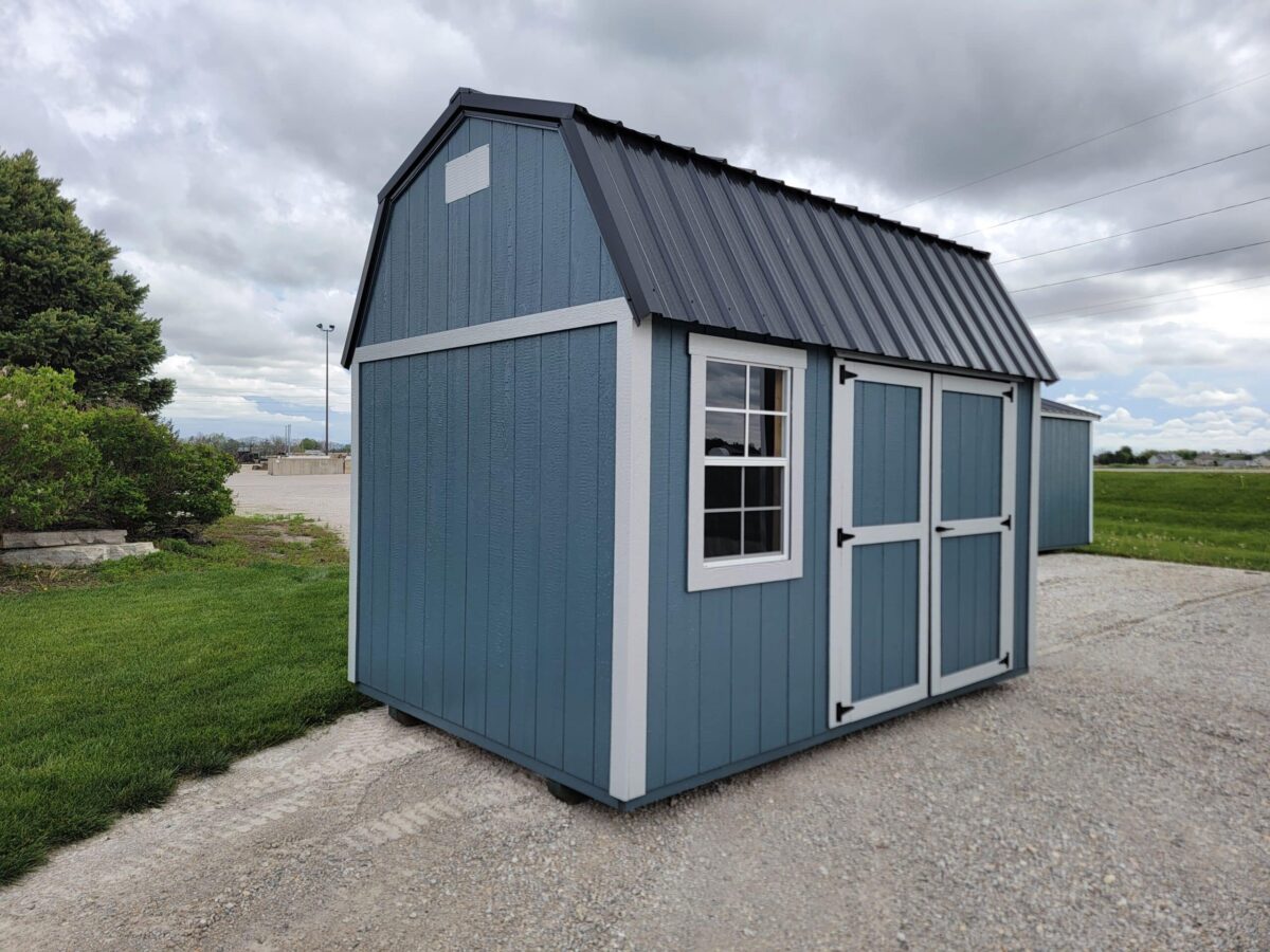 Lofted Garden Shed: 8' x 12'