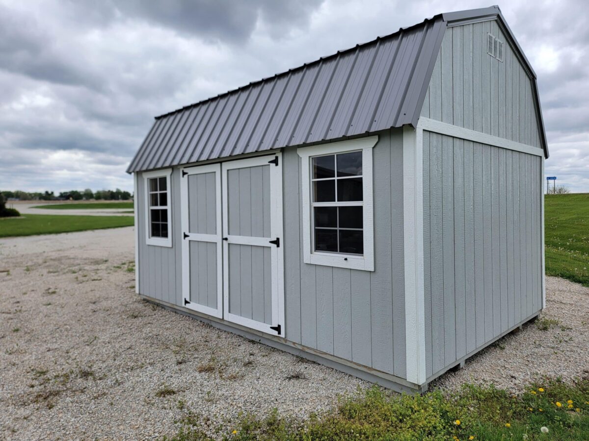 Lofted Garden Shed: 10' x 16'