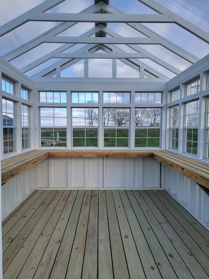 Greenhouse: 10' x 12'