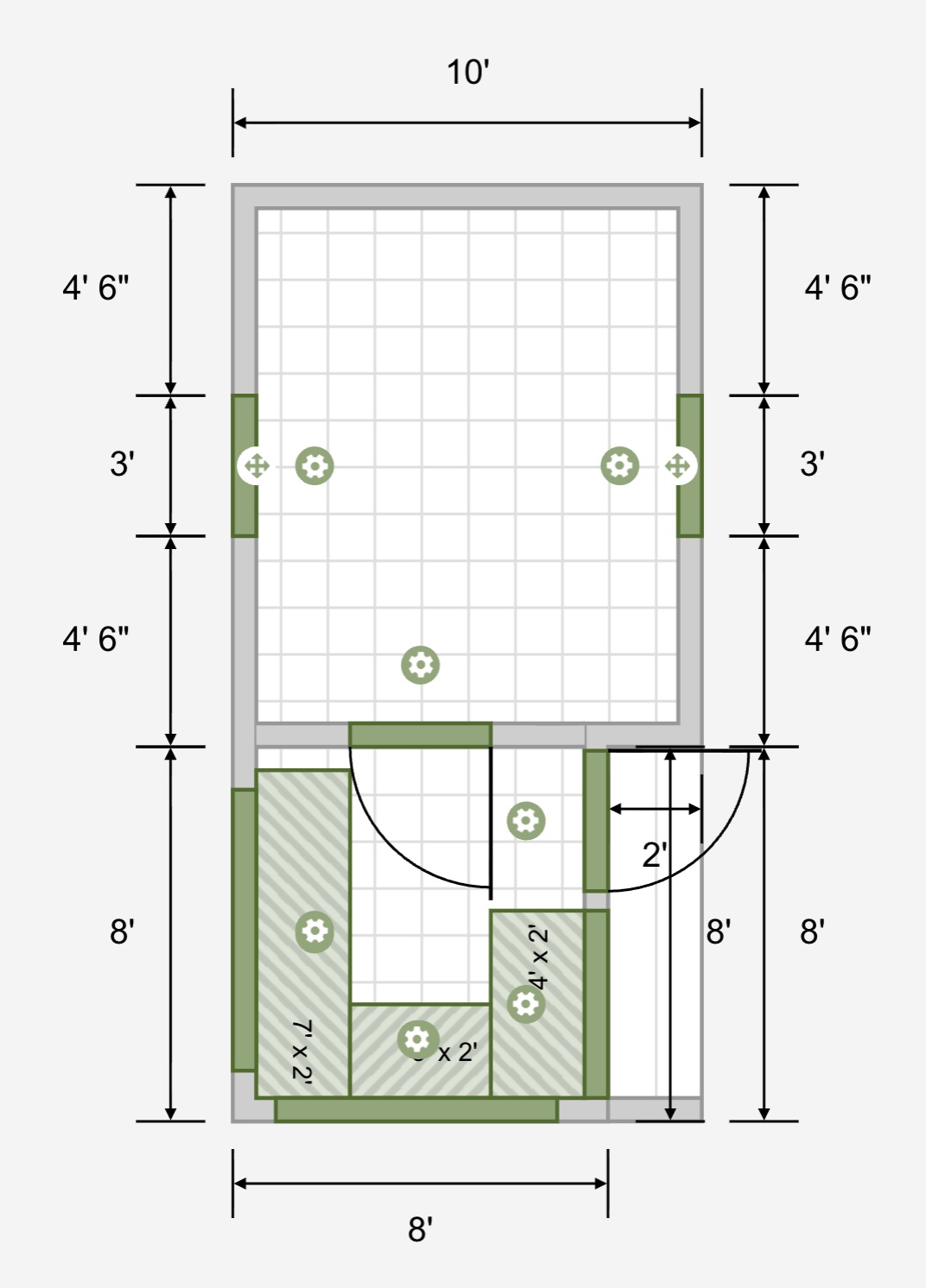 Floorplan Greenhouse Combo