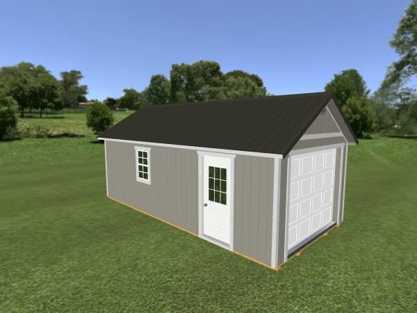 Elite Utility Shed: 12' x 24'