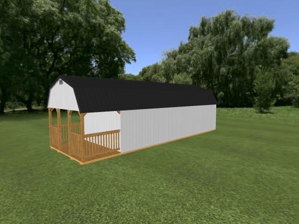 Lofted Cabin: 12' x 36'